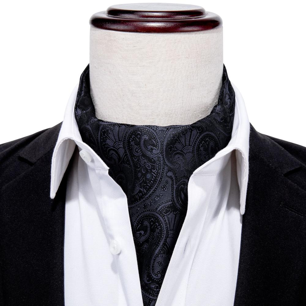 Silk Cravat Ascot Tie Set For Men AS-008 Men's Accessories JT's Designer Fashion