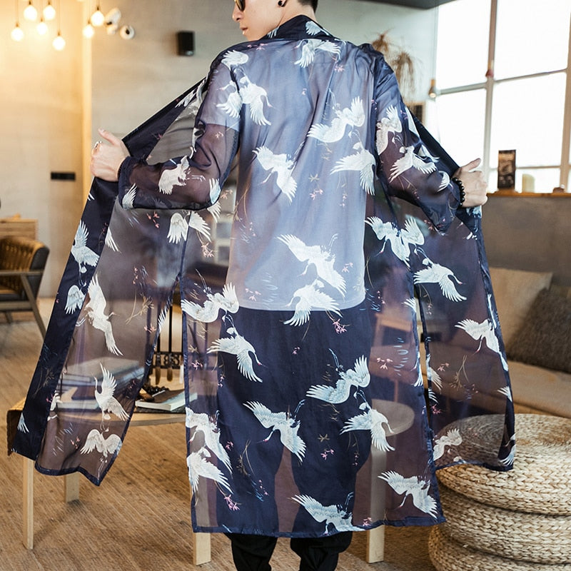 Men's Japanese Style Kimono Shirt 3 Men's Shirts JT's Designer Fashion