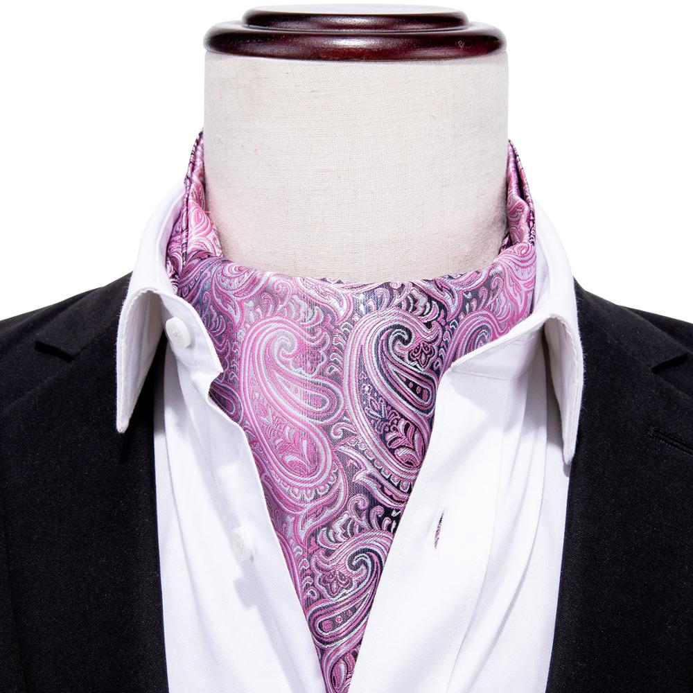 Silk Cravat Ascot Tie Set For Men AS-002 Men's Accessories JT's Designer Fashion