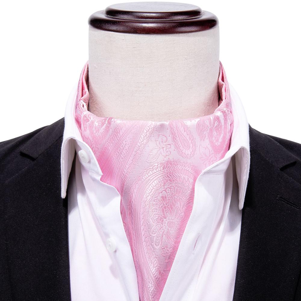 Silk Cravat Ascot Tie Set For Men AS-007 Men's Accessories JT's Designer Fashion