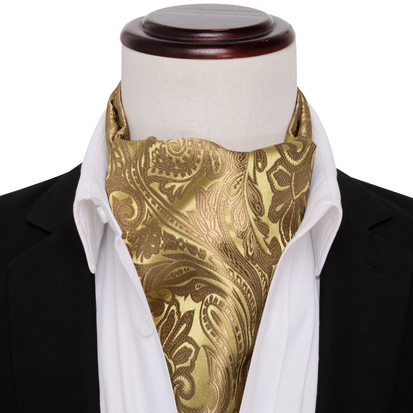 Silk Cravat Ascot Tie Set For Men AS-023 Men's Accessories JT's Designer Fashion