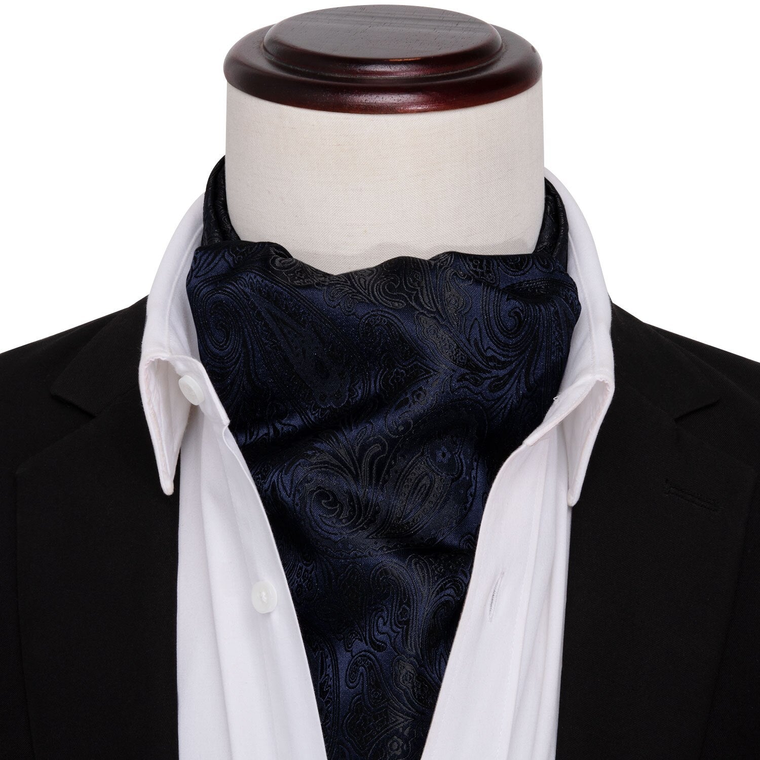 Silk Cravat Ascot Tie Set For Men AS-022 Men's Accessories JT's Designer Fashion