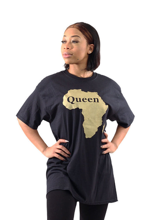 Elegant African Queen T-shirt Queen Tops & Tees JT's Designer Fashion