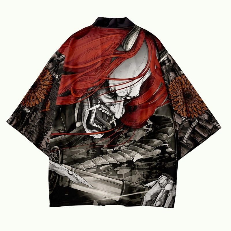 Men's Japanese Style Kimono Shirt 18 Men's Shirts JT's Designer Fashion