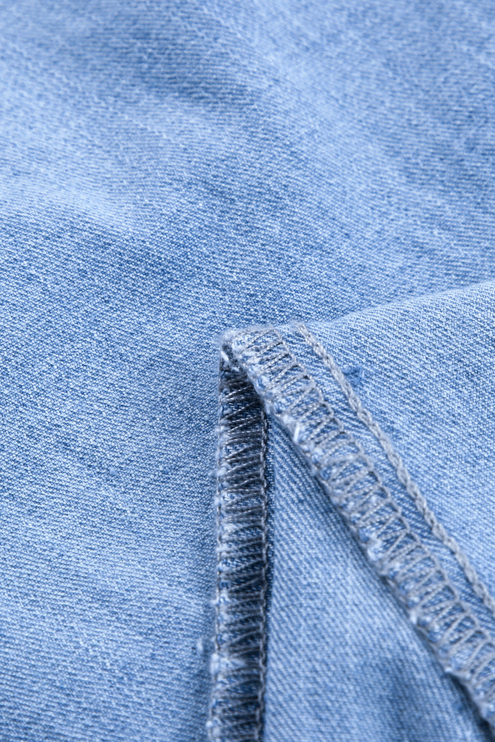 Sky Blue Pocketed Distressed Denim Joggers Jeans JT's Designer Fashion