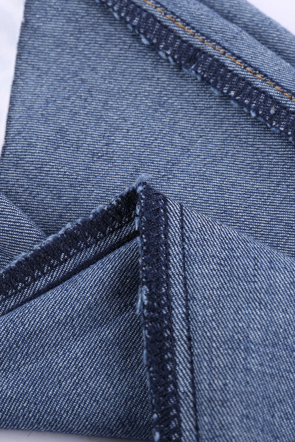 Leopard Patch Destroyed Skinny Blue Jeans Jeans JT's Designer Fashion