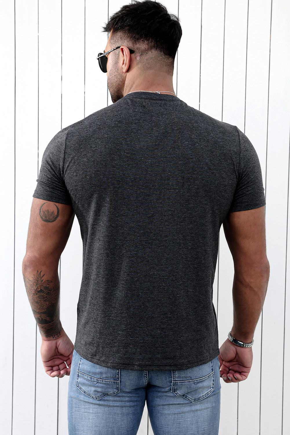 Gray Pain is Temporary Quitting Is Forever Mens Tee Men's Tops JT's Designer Fashion