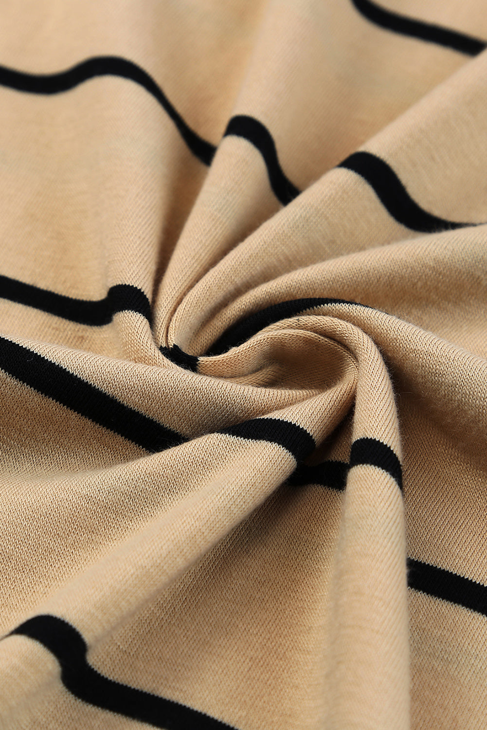 Khaki Stripe Print Open Back Sleeveless Maxi Dress with Slits Maxi Dresses JT's Designer Fashion