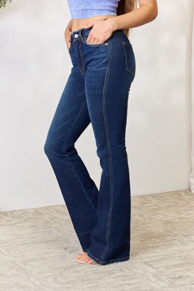 Kancan Full Size Slim Bootcut Jeans Jeans JT's Designer Fashion