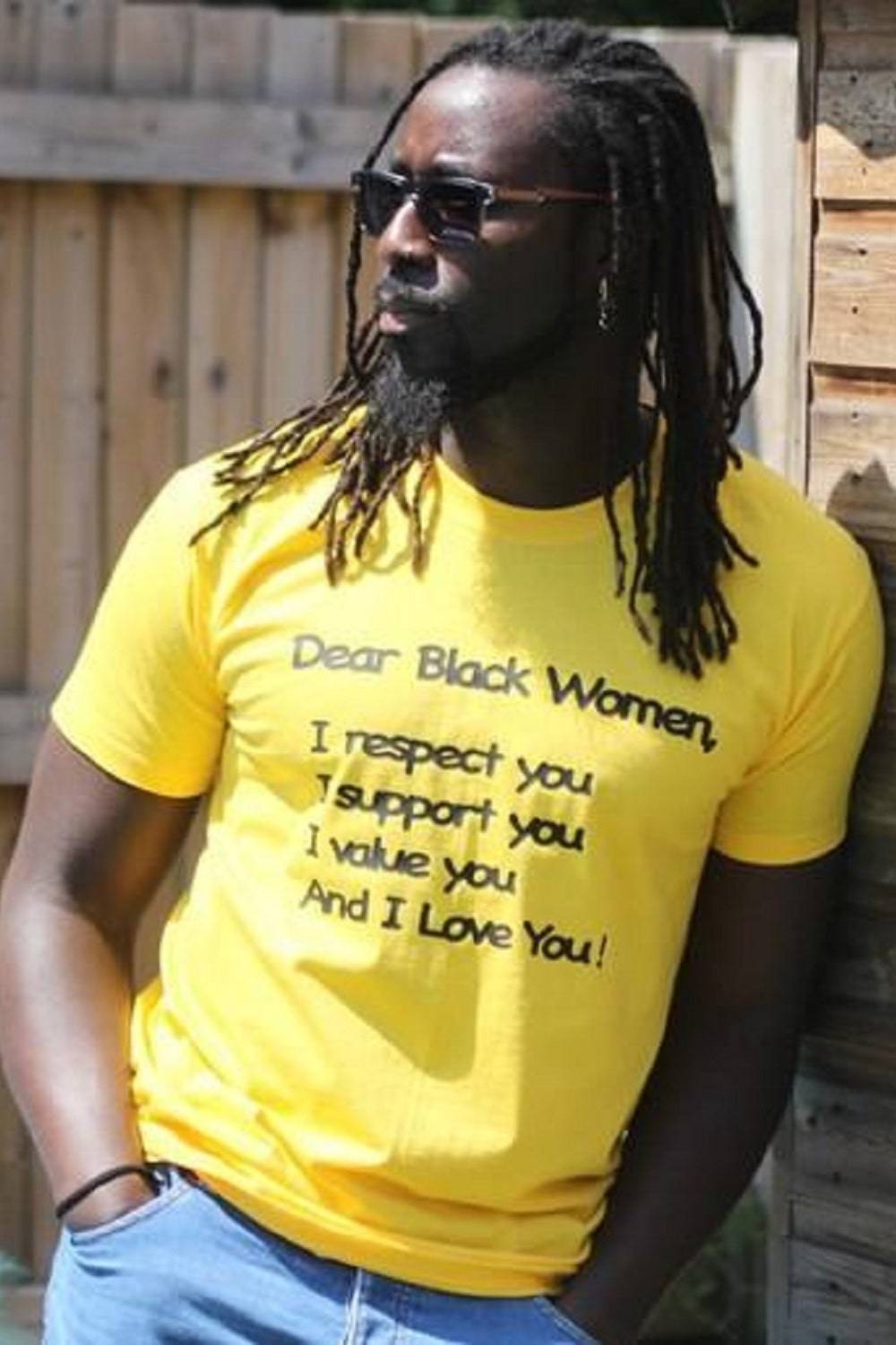 Dear Black Women T-Shirt Men's Apparel JT's Designer Fashion