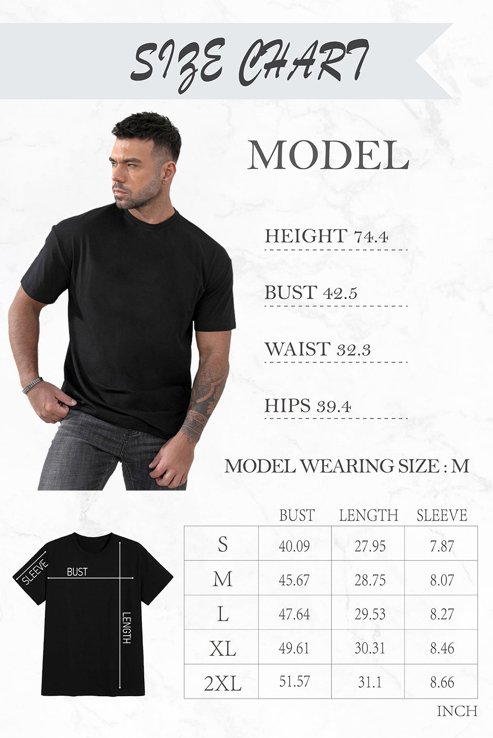 Black Men's Skeleton Graphic Print Drop Sleeve Crew Neck T Shirt Men's Tops JT's Designer Fashion