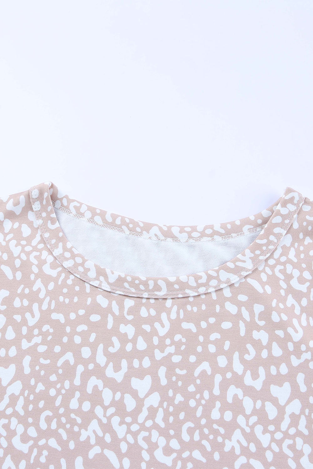 Long Sleeve Animal Print T-shirt Dress T Shirt Dresses JT's Designer Fashion