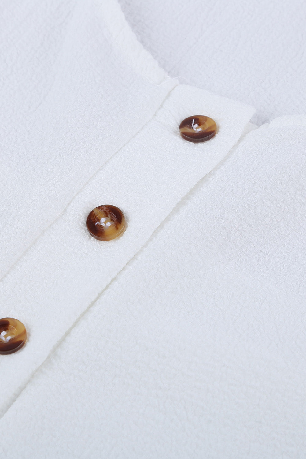 White Button Textured Tank Top Tank Tops JT's Designer Fashion