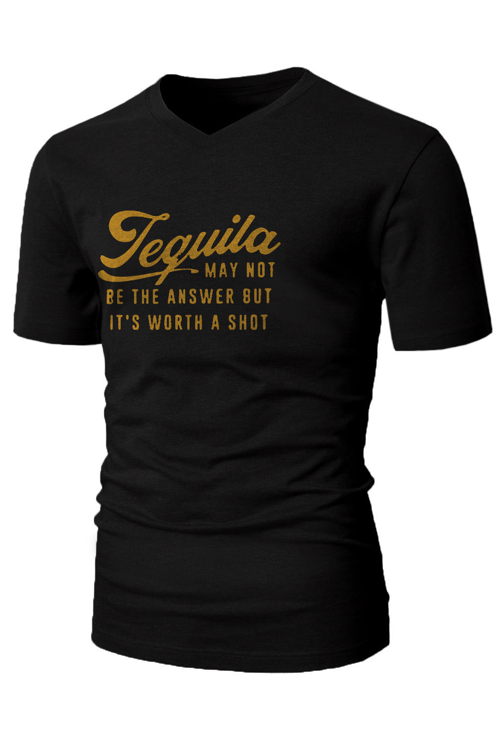 Black Tequila May Not Be The Answer Mens Tee Men's Tops JT's Designer Fashion