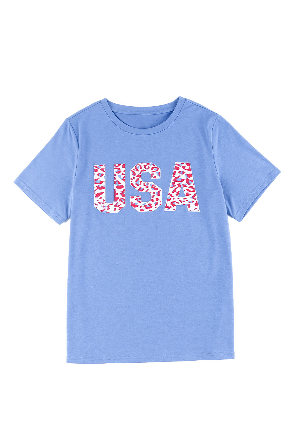 USA Leopard Print T-Shirt Family T-shirts JT's Designer Fashion