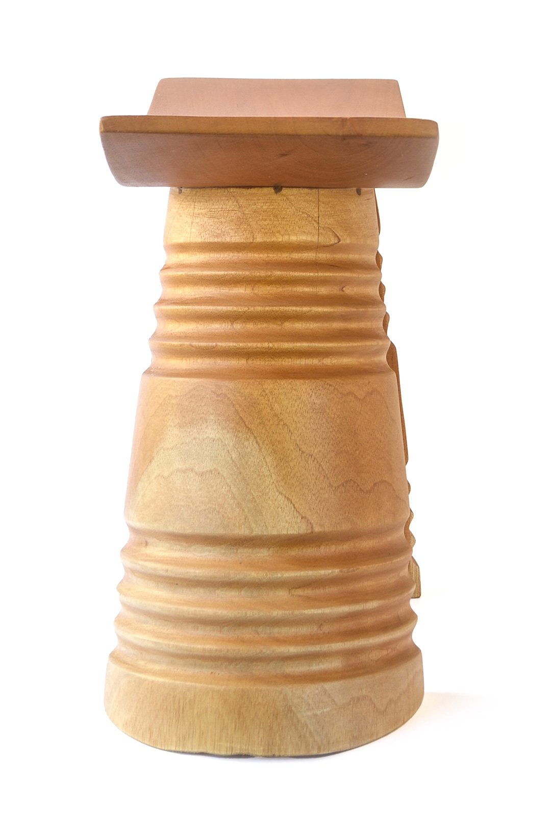 Elegant Hand Carved African Wooden Stool JT's Designer Fashion